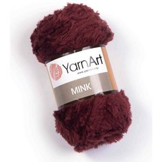 Пряжа Yarnart Mink бордо (339), 100%полиамид, 75м, 50г, 1шт