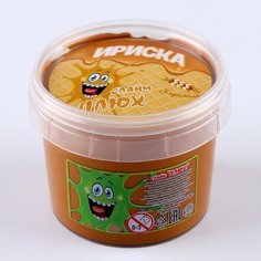 Слайм «Плюх» «Ириска» контейнер 100 г, карамель