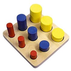 Развивающая игрушка "Цилиндры", 3 ряда Rn Toys