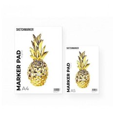 Бумага для графики SKETCHMARKER Альбом для маркеров SKETCHMARKER Marker, 75г/м2, А5, 50л. (склейка по короткой стороне, мягкая обложка)