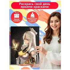 Картина по номерам Игра Genshin Impact Нин Гуан - 7474 В 30x40