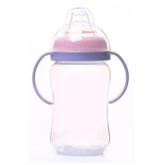 Поильник - непроливайка с силиконовым носиком, 270 мл, сиреневый/розовый Mum&Baby