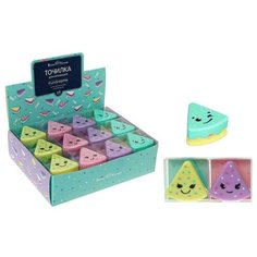 Точилка 1 отверстие с контейнером FunGraphix "Кексик", микс Bruno Visconti