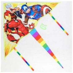 Воздушный змей «Железный человек, Тор, Капитан Америка», Мстители, 70 х 105 см Marvel