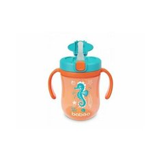 Кружка-поильник Baboo Sea life с трубочкой 300 мл 9 мес+ Mivis