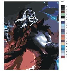 Картина по номерам Т333 "Mobile Legends: фарамис" 40Х50 Brushes Paints