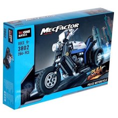 DECOOL Конструктор с инерционным механизмом «Мотоцикл», 284 детали Jisi Bricks (Decool)