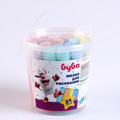 Набор мелков для рисования «Буба», 21 шт. Genio Kids