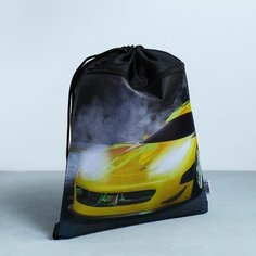 Сумка для обуви Крутая тачка, 2 секции, 41х31 см Случай