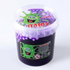 Слайм с шариками, контейнер 140 гр, ассорти Miki Market