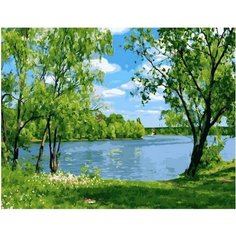 Картина по номерам Лесное озеро 40х50 см АртТойс