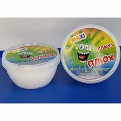 Слайм «Плюх» белый, контейнер, 500 г