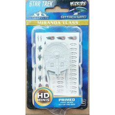 Военный космический корабль Miranda class. Аксессуар для настольной игры "Star Trek: Attack Wing" от WizKids