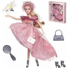 Кукла Junfa Atinil Мой розовый мир в платье с ассиметричной юбкой, 28см