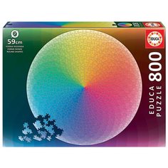 Пазл круглый 800 деталей "Радуга", 59 см Educa