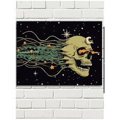 Картина по номерам Эзотерика (космос, череп, звёзды) - 8312 Г 30x40