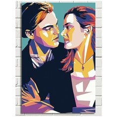 Картина по номерам фильм Титаник (Джек и Роуз, Леонардо Ди Каприо, Кейт Уинслет) - 8107 В 60x40