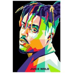Картина по номерам на холсте Музыка Juice WRLD - 8349 В 60x40