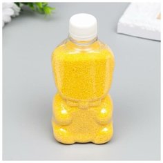 Песок цветной в бутылках "Желтый" 500 гр./В упаковке шт: 1 NO Name