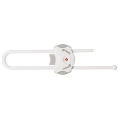 Пластиковый блокиратор открывания распашной дверцы шкафа . цвет белый Dorel France S A