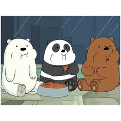 Картина по номерам на холсте вся правда о медведях - 668