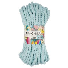 Пряжа ARACHNA "CRAFT MAXI" 75% хлопок, 25% фибра 3 шт. х268г 15,24м №05 голубой