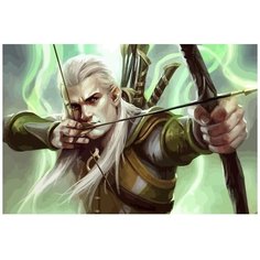 Картина по номерам на холсте властелин колец эльф - 3