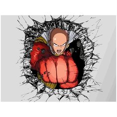 Картина по номерам на холсте One Punch Man - 3 40 x 30