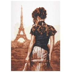 Набор для вышивания "Прогулка по Парижу", 26x36 см, Палитра