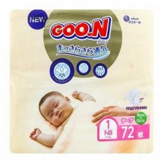Подгузники GOO N Soft 1/NB (2-5 кг) 72 шт Goon