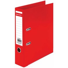 Папка-регистратор BRAUBERG "EXTRA", 75 мм, красная, двустороннее покрытие пластик, металлический уголок, 228572 5 шт