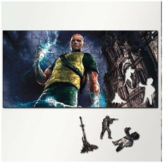 Пазл из дерева с фигурками, 230 деталей, 46х23 см игры Дурная Репутация 2 inFamous 2 - 5230 Puzzle Wood