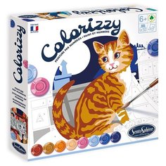 SentoSphere раскраска по номерам Кошки, 22 x 22