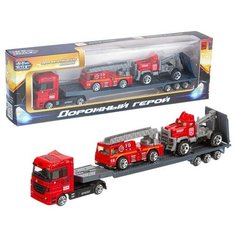Машинка (металлическая) "BeBoy", масштаб 1:87, подвижные элементы, машинки в комплекте/ Игровой набор Автовоз/ Подарок ребенку