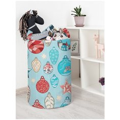 Корзина для игрушек JoyArty "Новогодние игрушки" 40x60 см