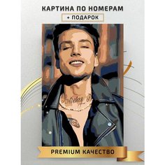 Картина по номерам Иван Ржевский тик-ток / Ivan Rzhevsky tick-tok холст на подрамнике 40*60