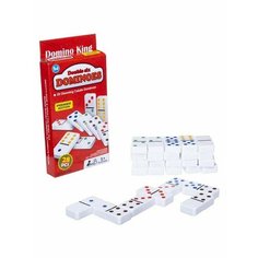 Настольная игра Домино Классическое / размер кости 2,3*4,8*1см HK Store