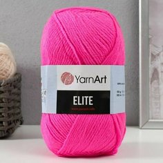 Пряжа "Elite" 100% акрил 300м/100г (174 малиновый) Нет бренда