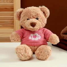 Мягкая игрушка "Медведь" в свитере, 32 см, цвет микс Россия