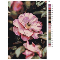 Картина по номерам S46 "Дикая роза" 60x90 Brushes Paints