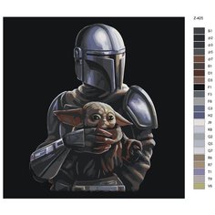 Картина по номерам Z-425 "Звездные войны" 80x80 Brushes Paints