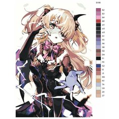 Картина по номерам S156 "Компьютерная игра - Genshin Impact (Геншин Импакт). Фишль" 60x90 Brushes Paints