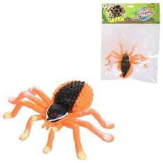 Фигурка Abtoys Юный натуралист Пауки Паук оранжево-черный, термопластичная резина PT-01752