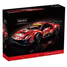 Конструктор/ Technic/ Ferrari 488 GTE AF Corse/ Феррари/ 1677 деталей/ 40031/ сыну/ мальчику Lion King