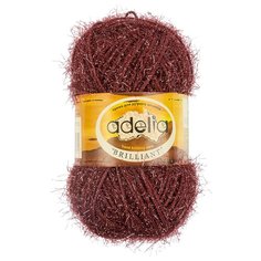 Пряжа Adelia BRILLIANT (32), бордовый, 10 шт. по 50 г