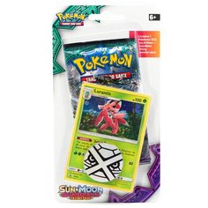 Покемон карты коллекционные: Блистер Pokemon издания Sun & Moon Guardians Rising (бустер + карта Lurantis + монетка) на английском языке Nintendo