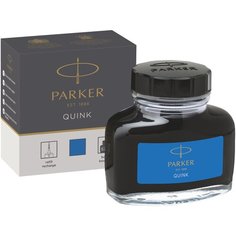 Чернила для перьевой ручки PARKER Quink Ink Washable Z13 57 мл (1 шт.) синий