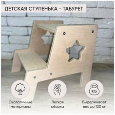 Подставка под ноги детская, ступенька детская, ступенька для ванной, табурет под ноги, форма звезда Comfy.Meb