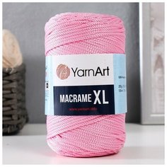 Пряжа "Macrame XL" 100% полиэстер 130м/250г (147 розовый) Yarn Art