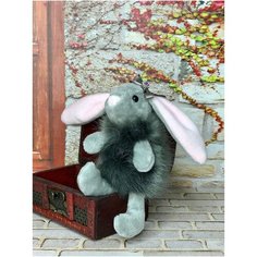 Мягкая игрушка брелок Зайка,12 см Plush Toys